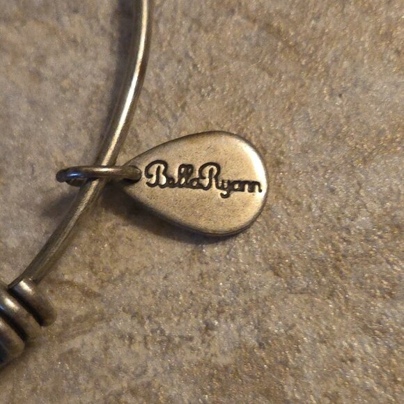 Bella Ryann Shamrock Charm Silver-Tone Bangle Bracelet Irish St Pats - Picture 3 of 6